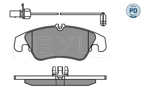 Комплект гальмівних колодок MEYLE 025 247 4319/PD