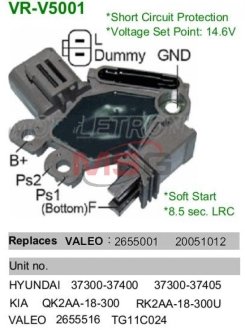 Регулятор напруги генератора MOBILETRON VRV5001
