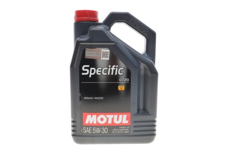 Масло моторное Specific 0720 5W-30 (5 л) MOTUL 102209