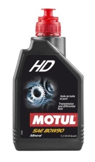 Трансмиссионное масло HD GL-4 / 5 80W-90 минеральное 1 л MOTUL 317501