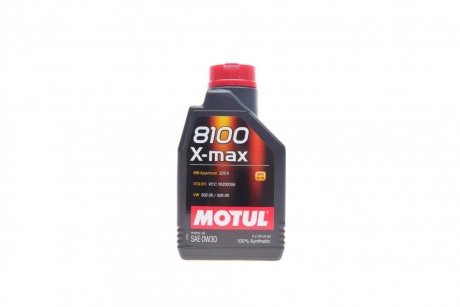 Олива 8100 X-max SAE 0W30 1 L MOTUL 347201