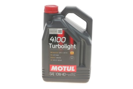 Олива 4100 Turbolight 10W40 5 L MOTUL 387606