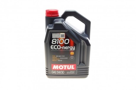 Масло моторное 8100 Eco-Nergy 5W-30 (5 л) MOTUL 812306