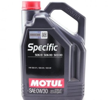 Олива Spec 506.01-506.00-503.00 0W30 5L MOTUL 824206