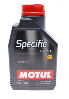 Масло моторное Specific LL-12 Fe 0W-30 (1 л) MOTUL 832601