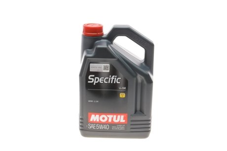 Масло моторное Specific LL-04 5W-40 (5 л) MOTUL 832706