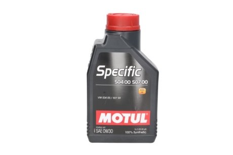 Олива Specific 504 00 507 00 SAE 0W30 (1L) MOTUL 838611