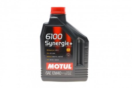 Масло моторное 6100 Synergie+ 10W-40 (2 л) MOTUL 839421