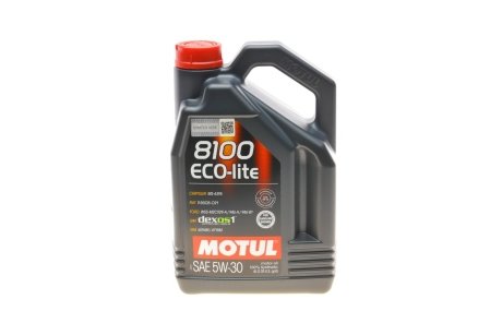 Масло моторное 8100 Eco-Lite 5W-30 (4 л) MOTUL 839554