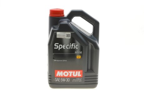 Масло моторное Specific MB 229.52 5W-30 (5 л) MOTUL 843651