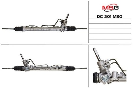 Рульова рейка з ГПК нова Renault Logan 04-13, Renault Sandero 07-13, Dacia Logan 04-12 MSG DC201