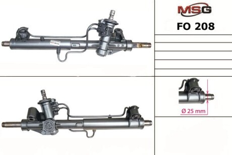 Рульова рейка з ГПК нова Ford Connect 02-13, Ford Focus I 98-04 MSG FO208