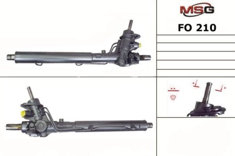 Рульова рейка з ГПК нова VW Sharan 95-10, Ford Galaxy 94-06, SEAT Alhambra 96-10 MSG FO210 (фото 1)