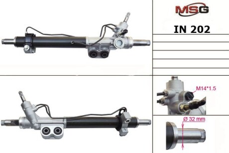 Рульова рейка з ГПК нова Nissan Pathfinder R51 04-14, Nissan Navara 05-15 MSG IN202