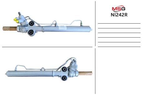 Рульова рейка з ГПК відновлена Nissan 350Z 02-08 MSG NI242R