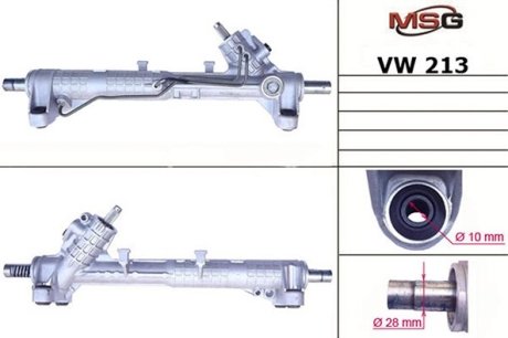 Рульова рейка з ГПК нова VW Transporter T4 90-03 MSG VW213