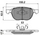 Гальмівні колодки пер. Focus/C-Max/Kuga 03- National NP2002 (фото 1)