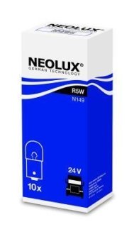 Автолампа R5W BA15s 5 W белая NEOLUX N149