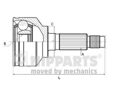 ШРУС NIPPARTS J2820910