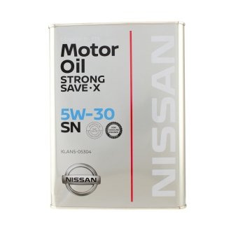 Олива моторна Strong Save X 5W-30, 4л. / INFINITI NISSAN Klan505304