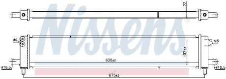 Радiатор NISSENS 606545