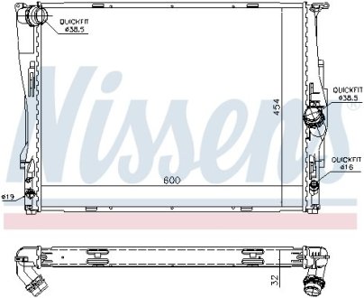 Радіатор NISSENS 60786A