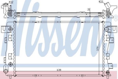 Радiатор NISSENS 609771