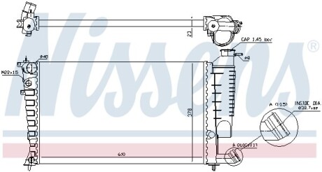 Радiатор NISSENS 61313