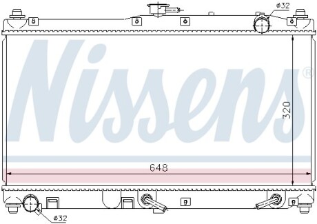 Радiатор NISSENS 62467