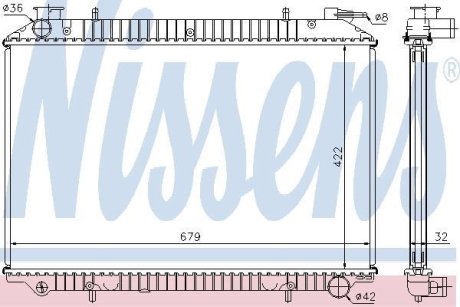 Радiатор NISSENS 62976A