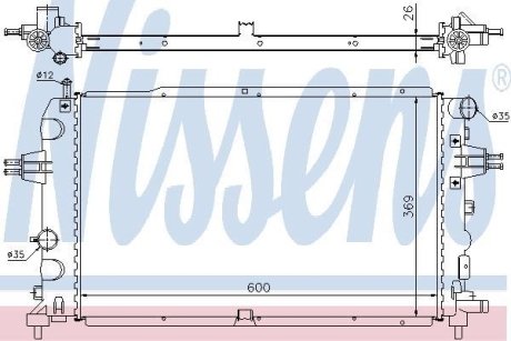 Радiатор NISSENS 63111A