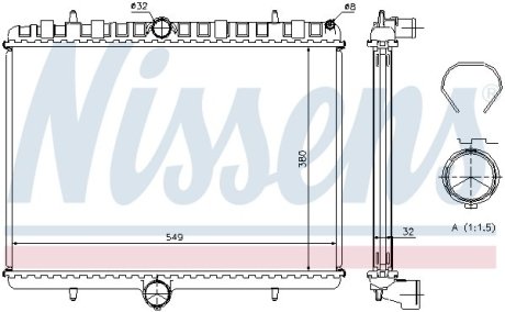 Радіатор NISSENS 63621A