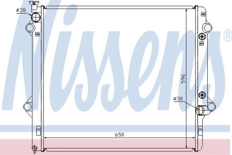 Радiатор NISSENS 646806