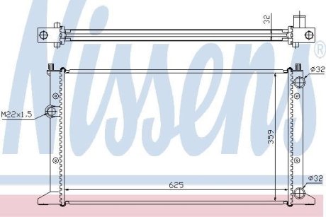 Радiатор NISSENS 65266