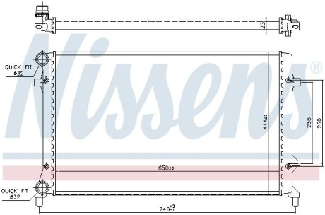 Радіатор NISSENS 65277