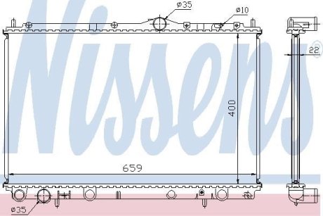 Радiатор NISSENS 65559A