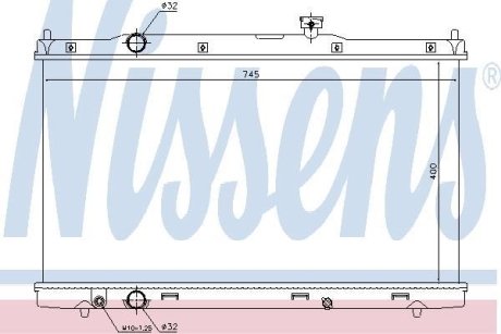 Радіатор охолоджування NISSENS 681376