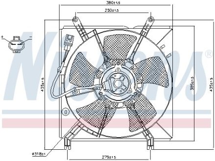 Вентилятор NISSENS 85238 (фото 1)