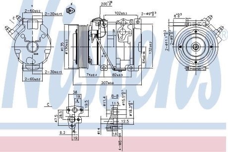 Компресор кондиціонера NISSENS 89558