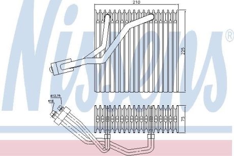 Випарник NISSENS 92176