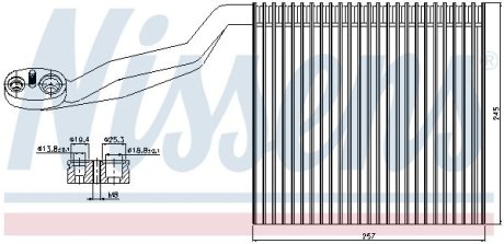 Випарювач кондиціонера NISSENS 92294