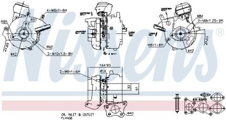 Турбокомпрессор NISSENS 93056