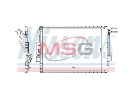 Конденсатор без хладогену NISSENS 940137