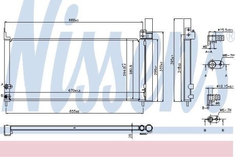 Радiатор кондицiонера NISSENS 940361