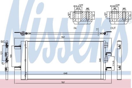Радiатор кондицiонера NISSENS 940509