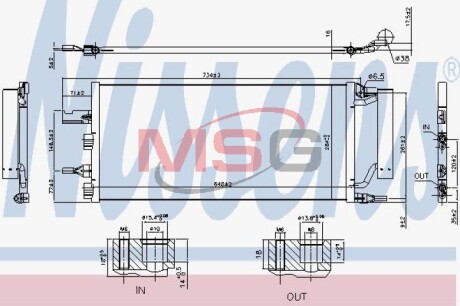 Радiатор кондицiонера NISSENS 940759