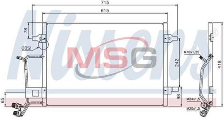 Конденсатор без хладогену NISSENS 94594