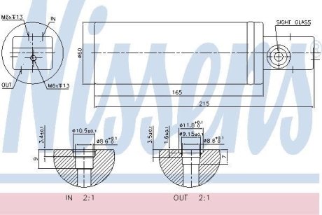 Осушувач кондиціонера NISSENS 95187