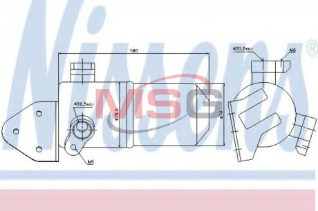 Осушувач кондицiонера NISSENS 95433