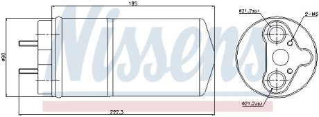 Осушувач кондиціонера NISSENS 95462